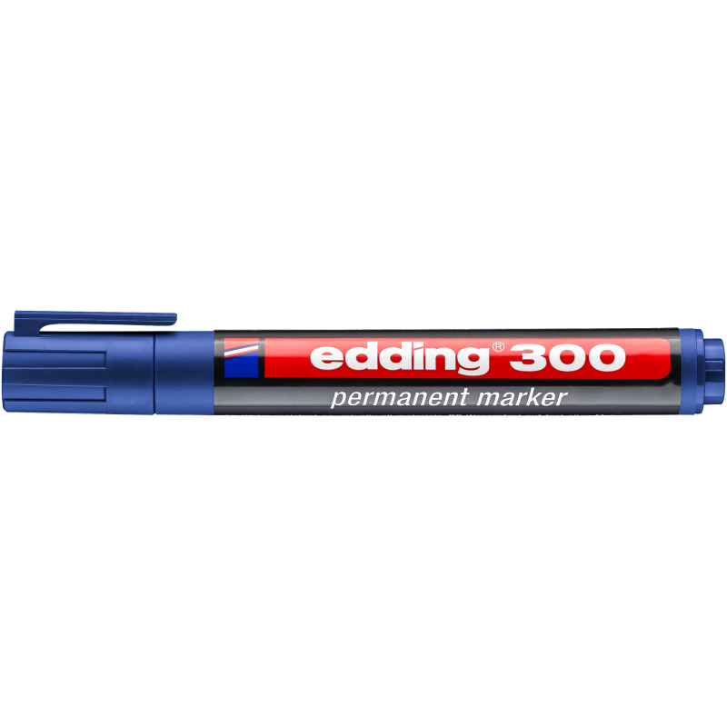 Marker permanentny EDDING 300 niebieski (I062)