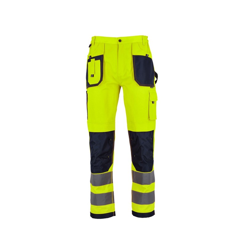 Spodnie robocze BASIC NEON LINE żółte "XXXXL" STALCO 51652
