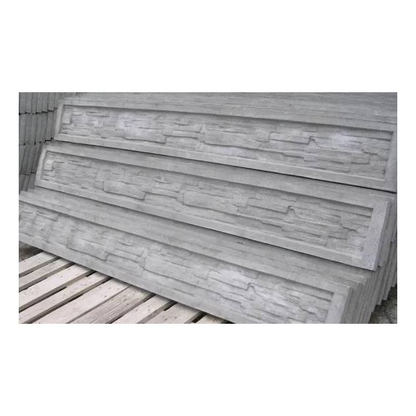 Płyta podmurówkowa betonowa ALPA 246 × 25 cm wzór kamień górski