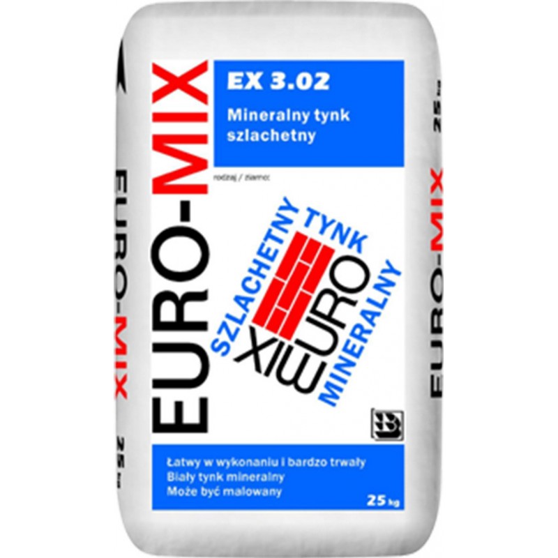 EUROMIX EX-3.02 Tynk mineralny 1,5mm baranek 25kg