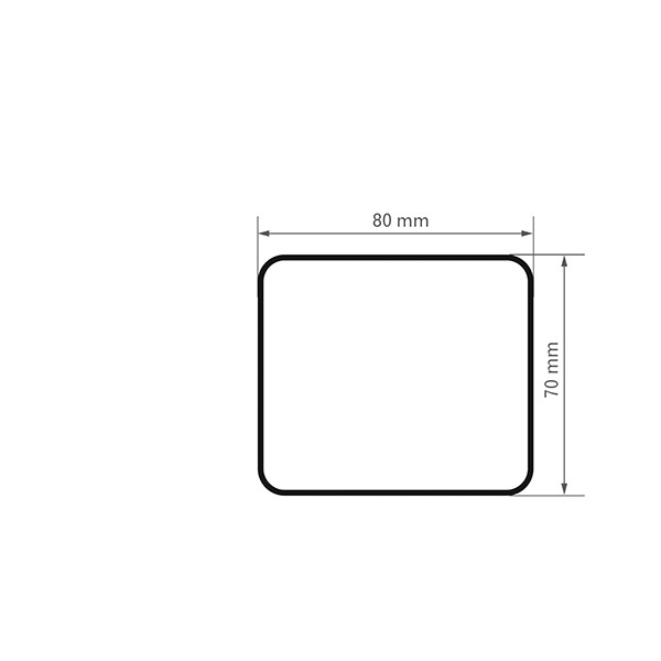 GALECO 135 "2" Rura spustowa 70x80 mm dł.4m grafitowa NOWY