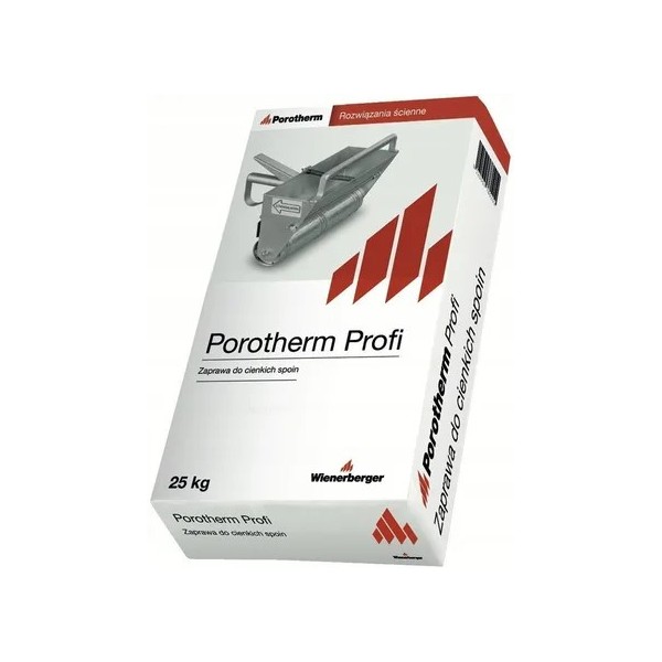 Zaprawa do cienkich spoin Porotherm PROFI 25 kg...