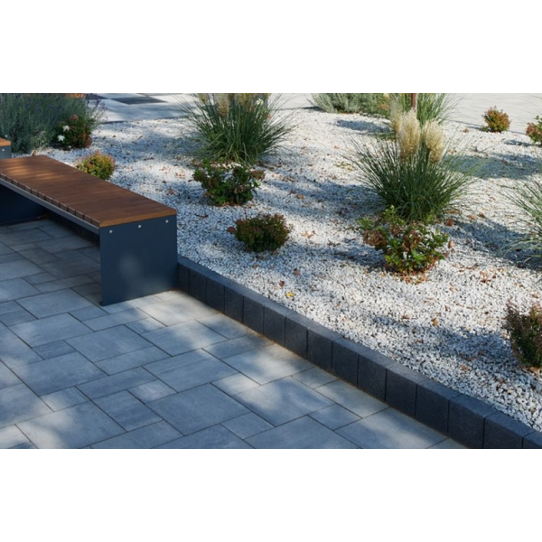 Obrzeże palisadowe XL 50,6x40x8 antracyt ROYAL...