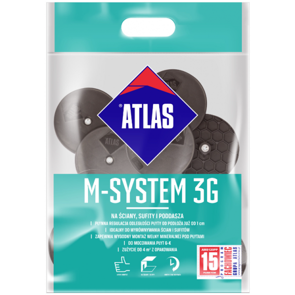ATLAS M-SYSTEM ŁĄCZNIK uniwersalny 3G 21szt. KT 3G 120 PP M8/FI 6,5 L100 BX