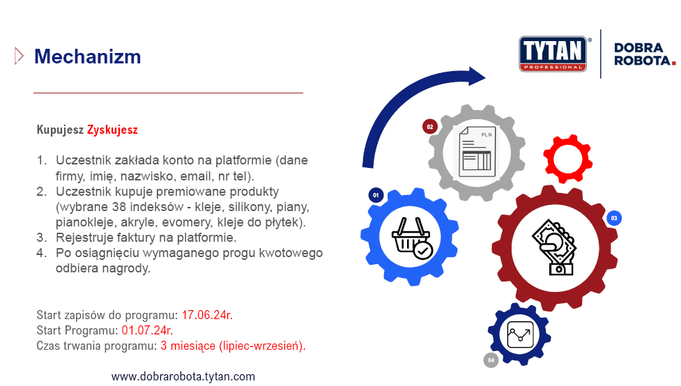 tytan dobra robota